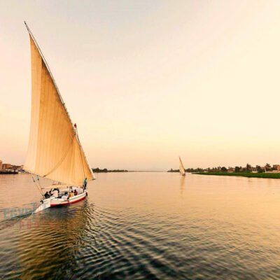 Private Luxor Sunset Felucca and Banana Island Tour